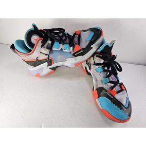 Nike Jordan "Why Not?" DC3637 500 - Mens size 8 TEAL ORANGE GRAY BLACK